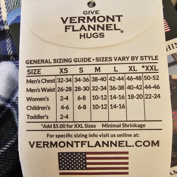 The Vermont Country Store Blue Plaid Button-Up Night Gown - Picture 12 of 12